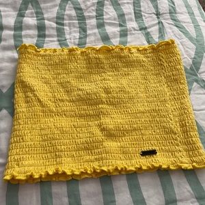 yellow tube top